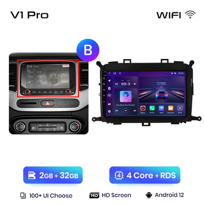 Junsun V1pro AI Voice 4G Carplay Android Auto Reproductor multimedia para Kia Carens 2013-2018 Radio de coche 2DIN GPS autorradio Bluetooth 