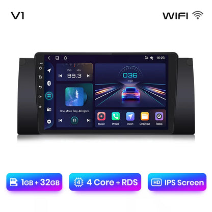 Junsun V1 Plus AI Voice Android Auto Radio para BMW E53 Carplay 4G Car Multimedia GPS 2DIN Autoradio 