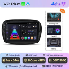 Load image into Gallery viewer, Junsun Wireless CarPlay Android Auto Radio For Honda Edix FRV 2004 2005 2006 2007-2009 Car Intelligent Systems RDS BT WiFi 2 din
