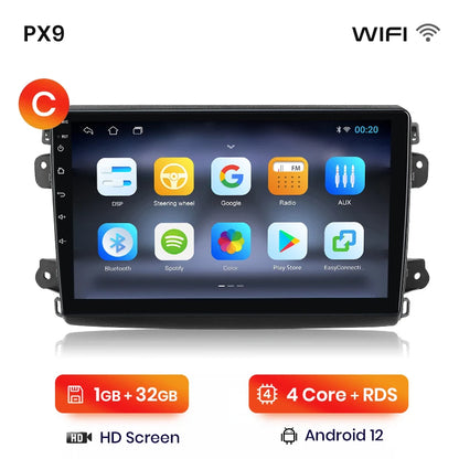 Radio con Android Auto y CarPlay inalámbrico AWESAFE para Fiat Ducato, Peugeot Boxer 2, Citroën Jumper 2 (2006-2023) 