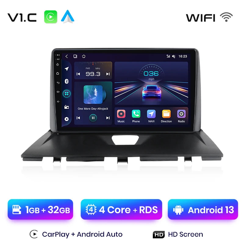 Radio Junsun V1 Plus para Peugeot Expert 2007-2016 con CarPlay inalámbrico, Android Auto, sistema inteligente para coche, 2 DIN, DVD. 