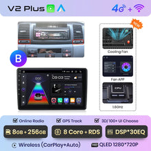 Lade das Bild in den Galerie-Viewer, Junsun V1pro AI Stimme Android Auto Radio Für Toyota Corolla E130 E120 2000-2004 Carplay 4G Auto Multimedia GPS 2din autoradio 
