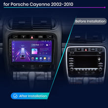 Junsun V1 AI Voice - Radio inalámbrica CarPlay Android para Porsche Cayenne 1 9PA 2002-2010, 4G, GPS, 2DIN 