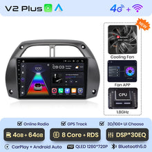 Lade das Bild in den Galerie-Viewer, Junsun V1 Plus Autoradio für Toyota RAV4 2001–2005, kabelloses CarPlay, Android Auto, intelligente Autosysteme, keine 2 Din, 2 Din DVD 
