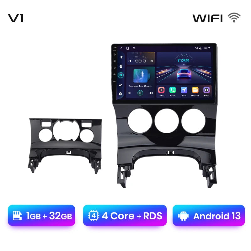 Radio Junsun V1 Plus para Peugeot 3008 2009-2015 con CarPlay inalámbrico, Android Auto, sistema inteligente para coche, 2 DIN, DVD. 