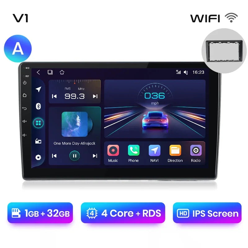 Radio multimedia Junsun con CarPlay inalámbrico y Android para coche, sistema inteligente GPS para VW Passat B5 B6 (2004-2010) 