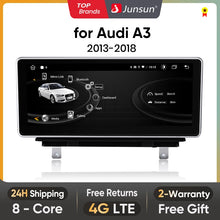 Radio multimedia Junsun CarPlay inalámbrica de 10,25 pulgadas para Audi A3 (2013-2018, 2015-2016), 4G, Android 