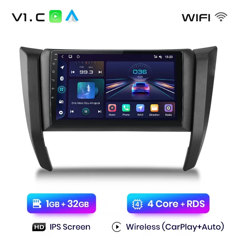 Junsun Wireless CarPlay Android Auto Radio For Nissan Navara Frontier NP300 4 D23 2014-2021 Car Intelligent Systems RDS BT WiFi