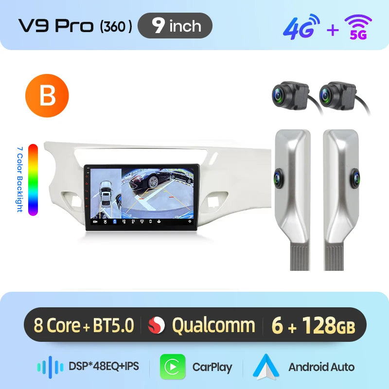Junsun Wireless CarPlay Car Radio For Citroen C3 DS3 2010 2011 2012-2016 Android Multimedia