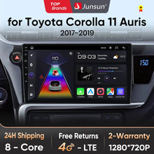 Lade das Bild in den Galerie-Viewer, Junsun V1pro AI Stimme Autoradio Android Auto Multimedia Für Toyota Corolla 11 Auris E180 2017 - 2019 CarPlay GPS 2din autoradio 
