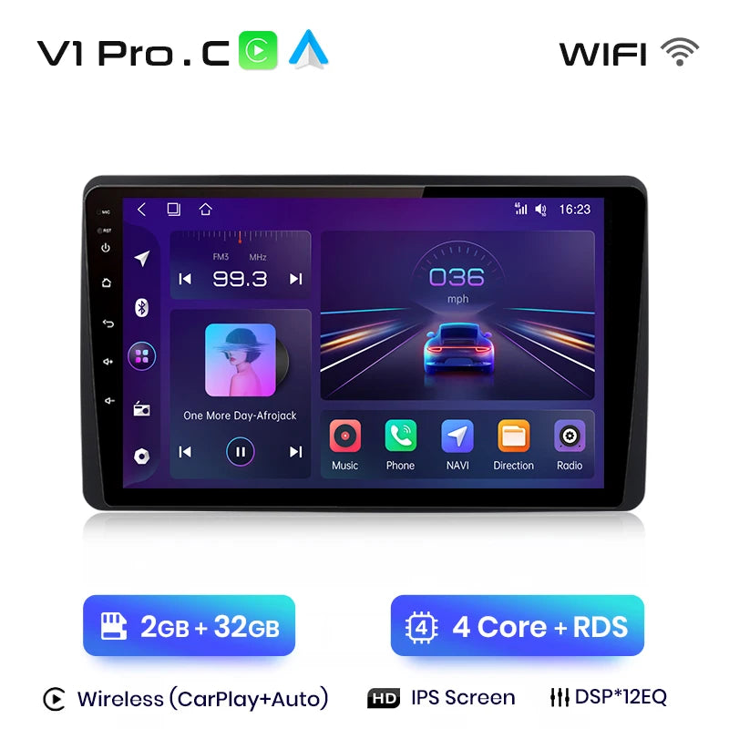 Junsun V1pro Android Auto Radio para protector antipolvo para Renault Dacia HM 2 2020 2021 Arkana 2019-2021 Carplay 4G coche Multimedia GPS autorradio 