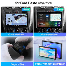 Junsun Wireless CarPlay Car Radio For Ford Fiesta 2002 2003 2004 2005-2008 Android Multimedia