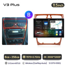 Load image into Gallery viewer, Junsun V3 Plus 2K CarPlay Android Auto Car Intelligent Systems for Mercedes Benz C Class CLK Class W203 W209 S203 A209 2000-2005
