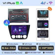 Load image into Gallery viewer, Junsun V1 AI Voice Wireless CarPlay Android Auto Radio For BMW 1-Series 1 Series E87 E81 E82 E88 2004-2011 4G Car Multimedia GPS
