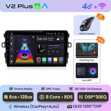 Load image into Gallery viewer, Junsun V1pro AI Voice Android Auto Radio For Toyota Auris E150 2006 -2012 Carplay Car Multimedia GPS 2din autoradio
