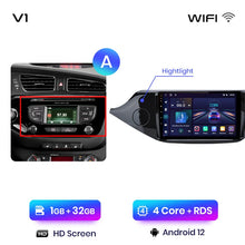 Load image into Gallery viewer, Junsun V1pro AI Voice 2 din Android Auto Radio For KIA CEED JD Cee&#39;d 2012-2018 Carplay Car Multimedia GPS 2din autoradio
