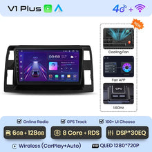 Lade das Bild in den Galerie-Viewer, Junsun Drahtlose CarPlay Android Auto Radio Für Toyota Previa XR50 3 III Estima 2006-2019 Auto Intelligente Systeme RDS BT WiFi 
