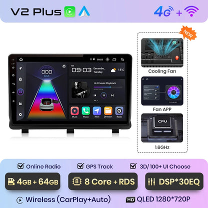 Junsun V1pro AI Voice Android Auto Radio For Opel Antara 2006 - 2017 Carplay 4G Car Multimedia GPS 2din autoradio