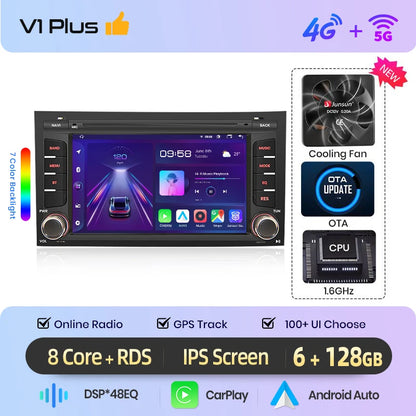 Junsun Wireless CarPlay Car Radio For Seat Leon MK3 5F 2012-2020 Android Multimedia