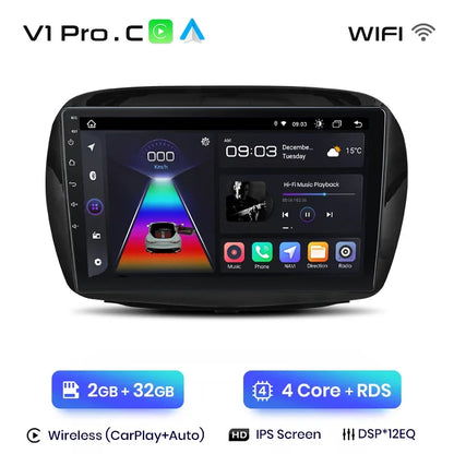 Radio Junsun inalámbrica CarPlay Android Auto para Honda Edix FRV 2004-2009, sistemas inteligentes para coche, RDS, Bluetooth, WiFi, 2 DIN 