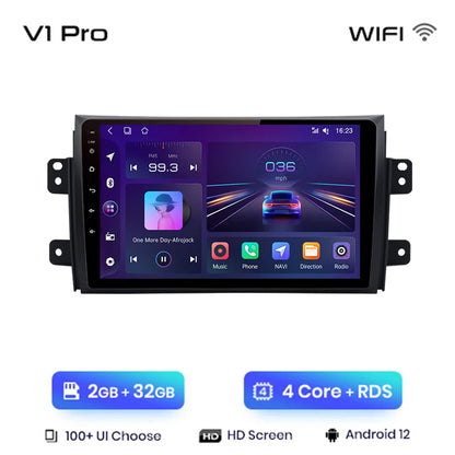 Junsun V1pro Android Autoradio für Suzuki SX4 2006–2013, für Fiat Sedici 2005–2014, Carplay 4G, Auto-Multimedia, GPS, 2-Din-Autoradio 