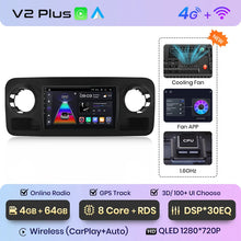 Load image into Gallery viewer, Junsun V1pro AI Voice 2 din Android Auto Radio For Mercedes-Benz Sprinter 2018-2022 Carplay Car Multimedia GPS 2din autoradio
