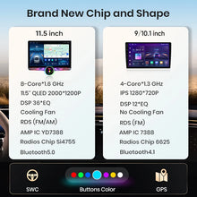 Load image into Gallery viewer, Junsun AI Wireless CarPlay Android Auto Car Radio For Hyundai Santa Fe 3 2013 2014 2015-2016 4G GPS Smart Intelligent Systems
