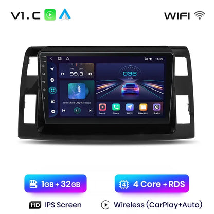 Radio Junsun con CarPlay inalámbrico y Android Auto para Toyota Previa XR50 3 III Estima 2006-2019, sistemas inteligentes para coche, RDS, Bluetooth, WiFi 