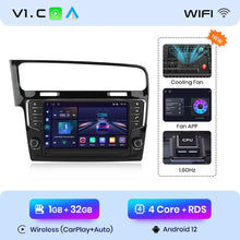 Cargar imagen en el visor de la galería, Junsun 9 inch Wireless CarPlay Android Auto Radio for Volkswagen VW Golf 7 2013-2017 Car Multimedia GPS autoradio
