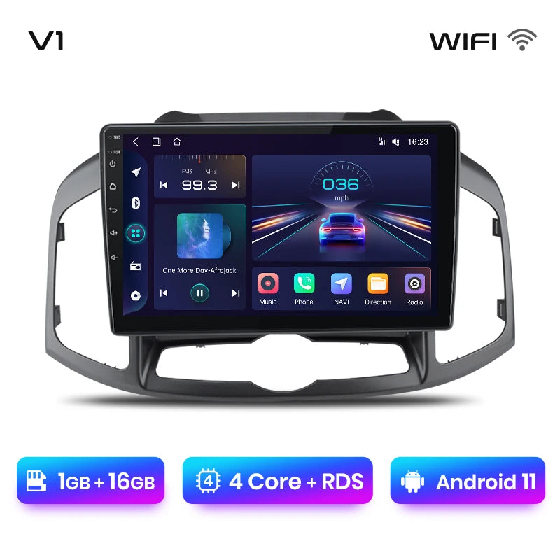 Junsun V1pro AI Voice Car Radio Android Auto Multimedia Player For Chevrolet Captiva 2011-2016 Carplay 4G 2din GPS autoradio
