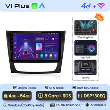 Load image into Gallery viewer, Junsun V1 Wireless CarPlay Android Auto Radio For Mercedes Benz E class W211 E300 2002-2010 4G Car Multimedia GPS 2din autoradio
