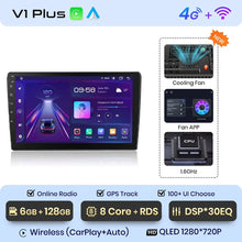 Lade das Bild in den Galerie-Viewer, Junsun Wireless CarPlay Android Autoradio für Volkswagen Caravelle 2015+ Auto Intelligente Systeme RDS BT WiFi 2 Din 
