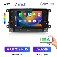 Lade das Bild in den Galerie-Viewer, Junsun 2Din Wireless CarPlay for Apple Android Auto Car Radio Multimedia Player For VW Volkswagen Skoda Octavia PASSAT B6 GOLF
