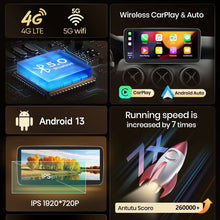 Load image into Gallery viewer, Junsun Car Radio Multimedia For Mercedes Benz A Class W176 GLA CLA X156 C117 NTG 4.5 5.0 Wireless CarPlay Android Auto 4G WiFi
