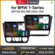 Load image into Gallery viewer, Junsun V3 Plus 2K Wireless CarPlay Android Auto Car Intelligent Systems for BMW 1-Series E87 E81 E82 E88 2004-2011 Autoradio
