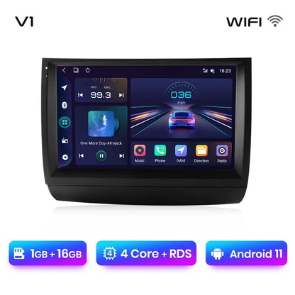 Junsun V1pro AI Voice Android Auto Radio para Toyota Prius 20 2002-2009 Carplay Car Multimedia GPS 2DIN autorradio 