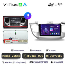 Lade das Bild in den Galerie-Viewer, Junsun V1pro Drahtlose CarPlay Android Auto Radio Für Hyundai IX35 Tucson 3 2015-2018 4G Auto Multimedia GPS 2din autoradio 
