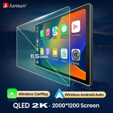 Lade das Bild in den Galerie-Viewer, Junsun V3 Plus 2K Android 13 Drahtlose CarPlay Android Auto Auto Intelligente Systeme für Porsche Cayenne 1 9PA 2002-2010 Autoradio 
