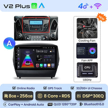 Cargar imagen en el visor de la galería, Radio Junsun para Hyundai Tucson 2 ix35 2009-2015 con CarPlay inalámbrico, Android Auto, sistema inteligente para coche, 2 DIN, DVD. 
