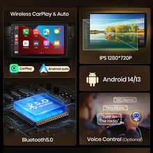 Load image into Gallery viewer, Junsun AI Wireless CarPlay Android Auto Car Radio For Hyundai Santa Fe 3 2013 2014 2015-2016 4G GPS Smart Intelligent Systems
