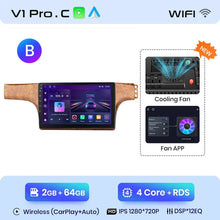 Load image into Gallery viewer, Junsun Wireless CarPlay Android Auto Radio For VOLKSWAGEN LAVIDA 2007 2008 2009 2010 Car Intelligent Systems RDS BT WiFi 2 din
