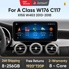 Load image into Gallery viewer, Junsun Car Radio Multimedia For Mercedes Benz A Class W176 GLA CLA X156 C117 NTG 4.5 5.0 Wireless CarPlay Android Auto 4G WiFi
