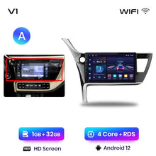 Lade das Bild in den Galerie-Viewer, Junsun V1pro AI Stimme Autoradio Android Auto Multimedia Für Toyota Corolla 11 Auris E180 2017 - 2019 CarPlay GPS 2din autoradio 
