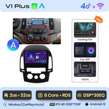 Cargar imagen en el visor de la galería, Junsun V1 AI Voice Wireless CarPlay Android Auto Radio For Hyundai I30 2006-2011 4G Car Multimedia GPS 2din autoradio
