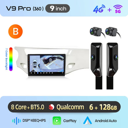 Junsun Wireless CarPlay Car Radio For Citroen C3 DS3 2010 2011 2012-2016 Android Multimedia