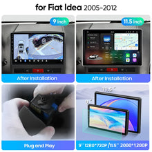 Junsun Wireless CarPlay Car Radio For Fiat Idea 2005 2006 2007 2008-2012 Android Multimedia