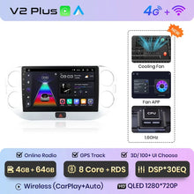 Load image into Gallery viewer, Junsun Wireless CarPlay Android Auto Radio For VOLKSWAGEN TIGUAN 2010 2011 2012-2017 Car Intelligent Systems RDS BT WiFi 2 din
