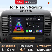 Junsun V1pro AI Voice 2 DIN Android Auto Radio para Nissan NAVARA 2006-2012 Carplay 4G Car Multimedia GPS 2 DIN Autoradio 