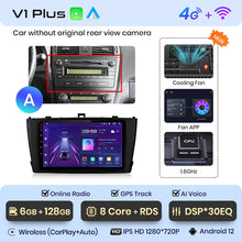 Load image into Gallery viewer, Junsun V1pro AI Voice 2 din Android Auto Radio For Toyota Avensis T27 2008-2015 Carplay 4G Car Multimedia GPS 2din autoradio
