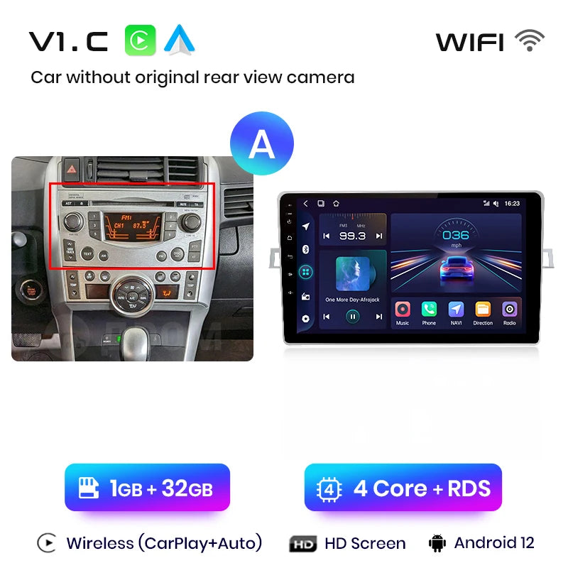 Junsun V1 AI Voice Wireless CarPlay Android Auto Radio for Toyota Verso R20 2009 - 2018 4G Car Multimedia GPS 2din autoradio